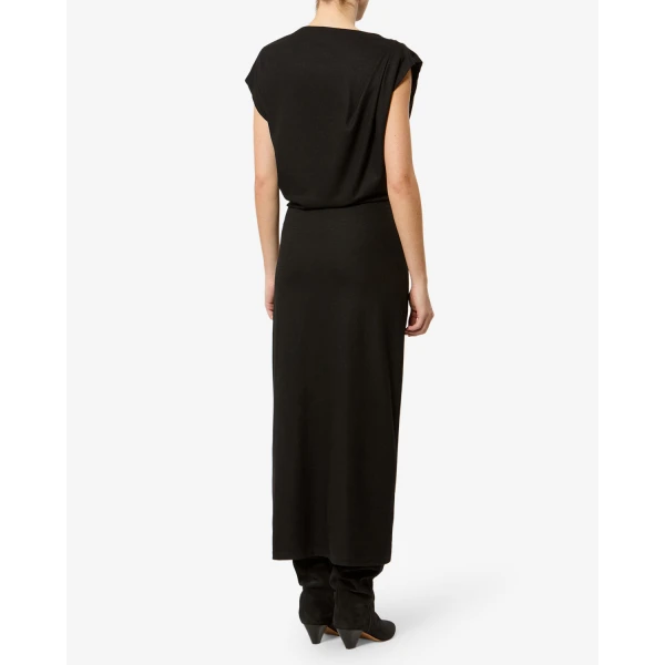 Isabel Marant Naerys Dress in Black | Maxi Dresses | Coveti