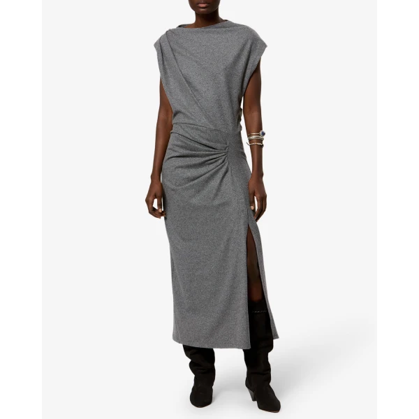 Isabel Marant Naerys Dress in Gray | Maxi Dresses | Coveti