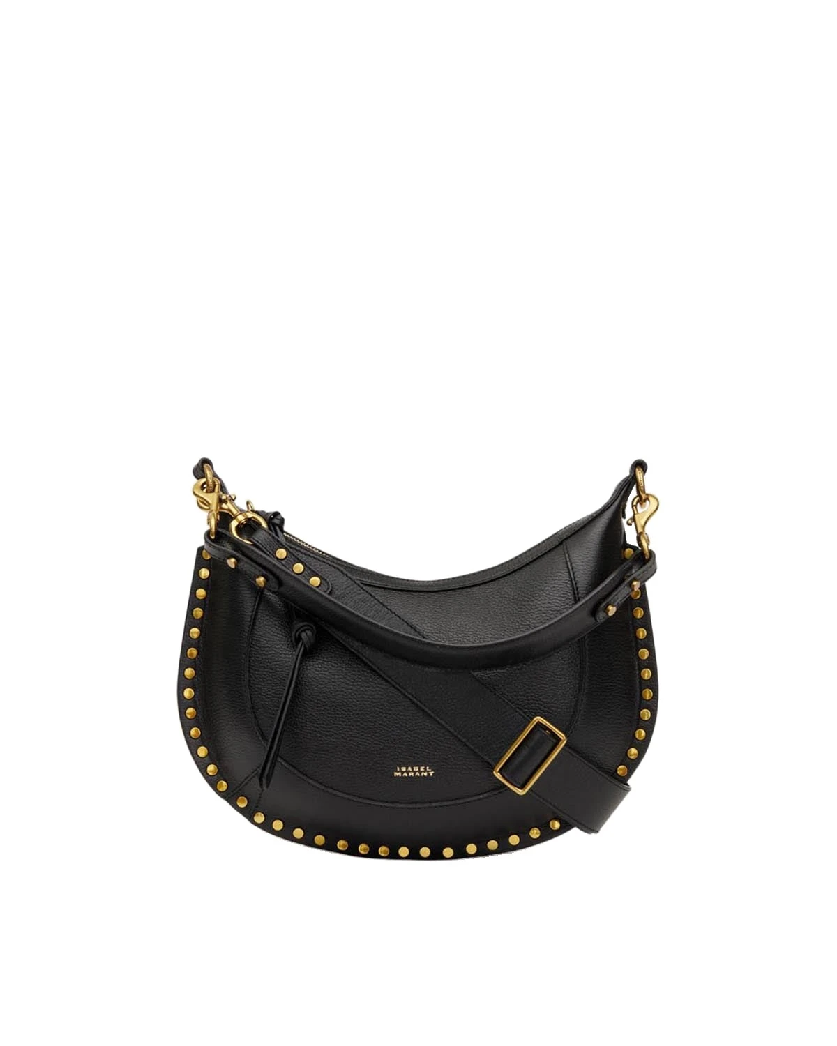 Isabel Marant Naoko Bag in Grained Leather, Black Isabel Marant Naoko Bag in Grained Leather, Black | Women | Coveti