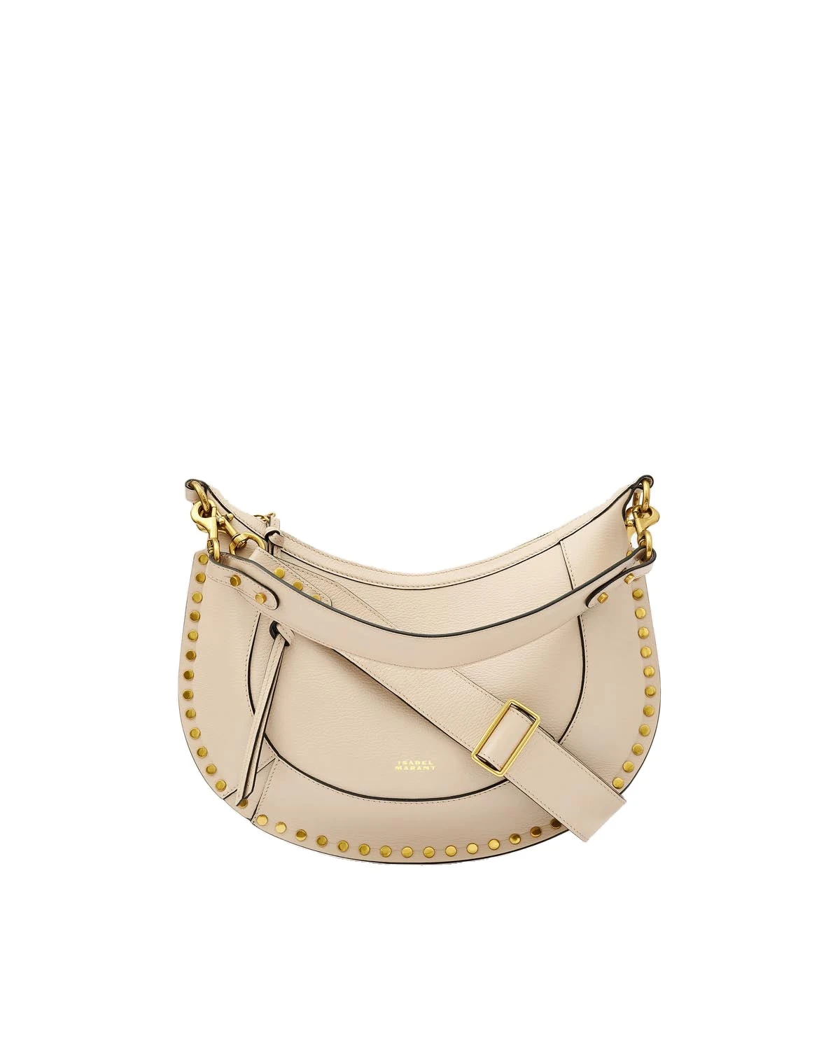 Isabel Marant Naoko Bag in Grained Leather, Light Beige Isabel Marant Naoko Bag in Grained Leather, Light Beige | Women | Coveti
