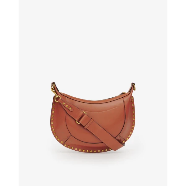 Isabel Marant Naoko Bag in Leather, Cognac | Shoulder & Crossbody Bags | Coveti