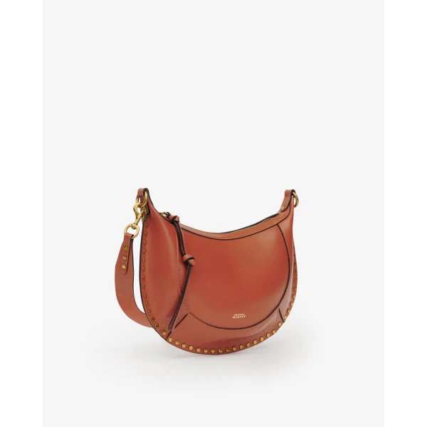 Isabel Marant Naoko Bag in Leather, Cognac | Shoulder & Crossbody Bags | Coveti