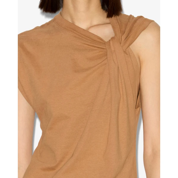 Isabel Marant Nayda T-Shirt in Caramel | T-shirts | Coveti