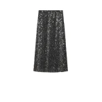 Isabel Marant Nejany Skirt in Silver | Women | Coveti