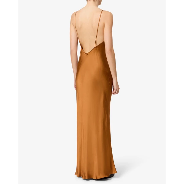Isabel Marant Nevana Dress in Caramel | Maxi Dresses | Coveti