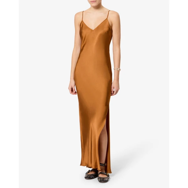 Isabel Marant Nevana Dress in Caramel | Maxi Dresses | Coveti