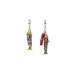 Isabel Marant New River Earrings in Silver and Gold | Women | Coveti