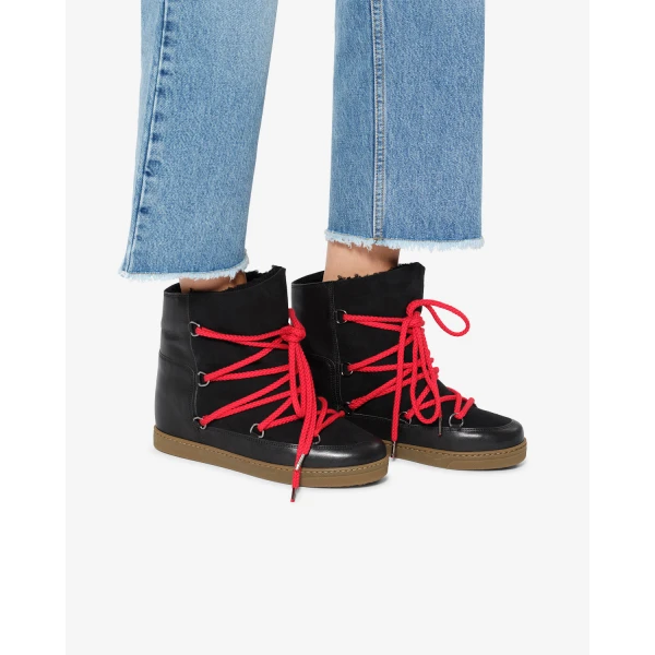 Isabel Marant Nowles Boots in Black | Boots | Coveti