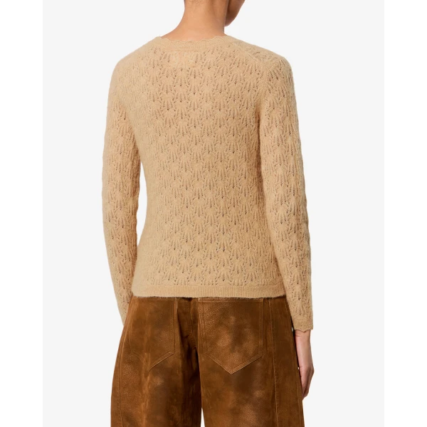Isabel Marant Obeline Alpaca Sweater in Camel | Sweaters | Coveti