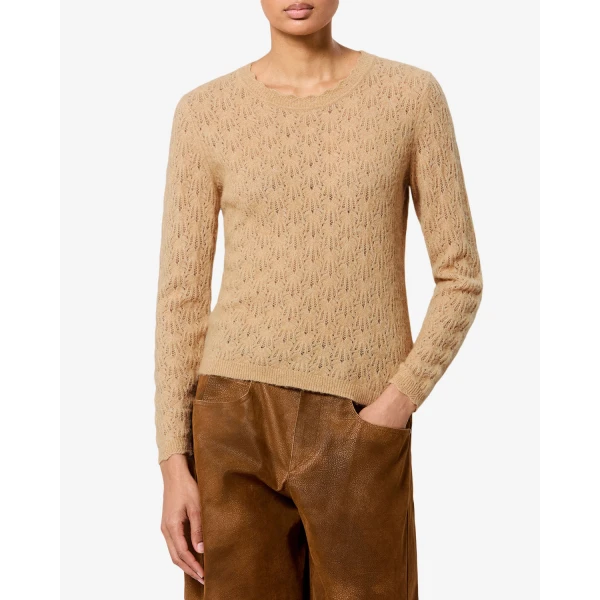 Isabel Marant Obeline Alpaca Sweater in Camel | Sweaters | Coveti