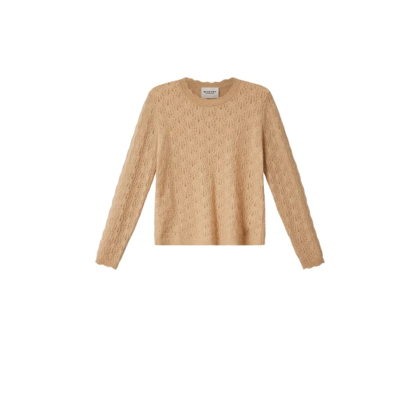 Obeline Alpaca Sweater in Camel