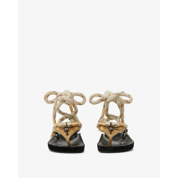 Isabel Marant Onyna Sandals in Taupe | Sandals | Coveti