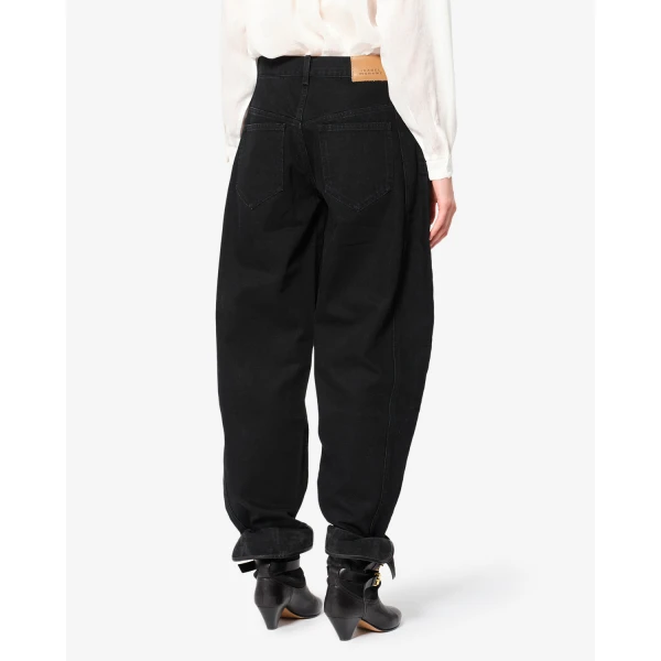 Isabel Marant Oriane Jeans in Black | Denim | Coveti