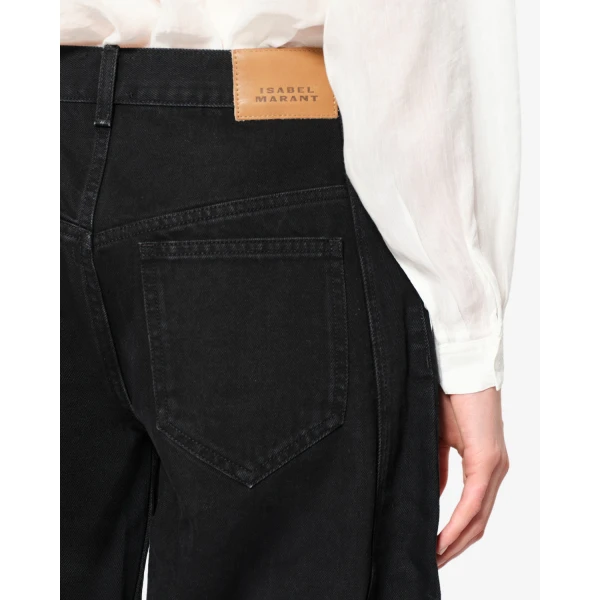 Isabel Marant Oriane Jeans in Black | Denim | Coveti