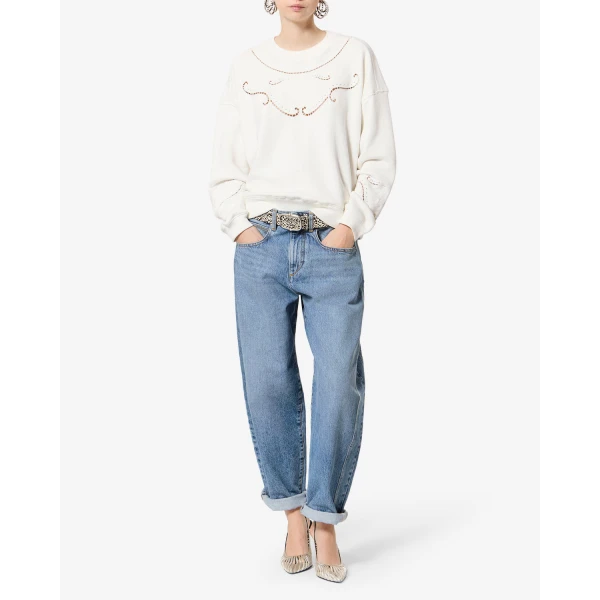 Isabel Marant Oriane Jeans in Light Blue | Denim | Coveti