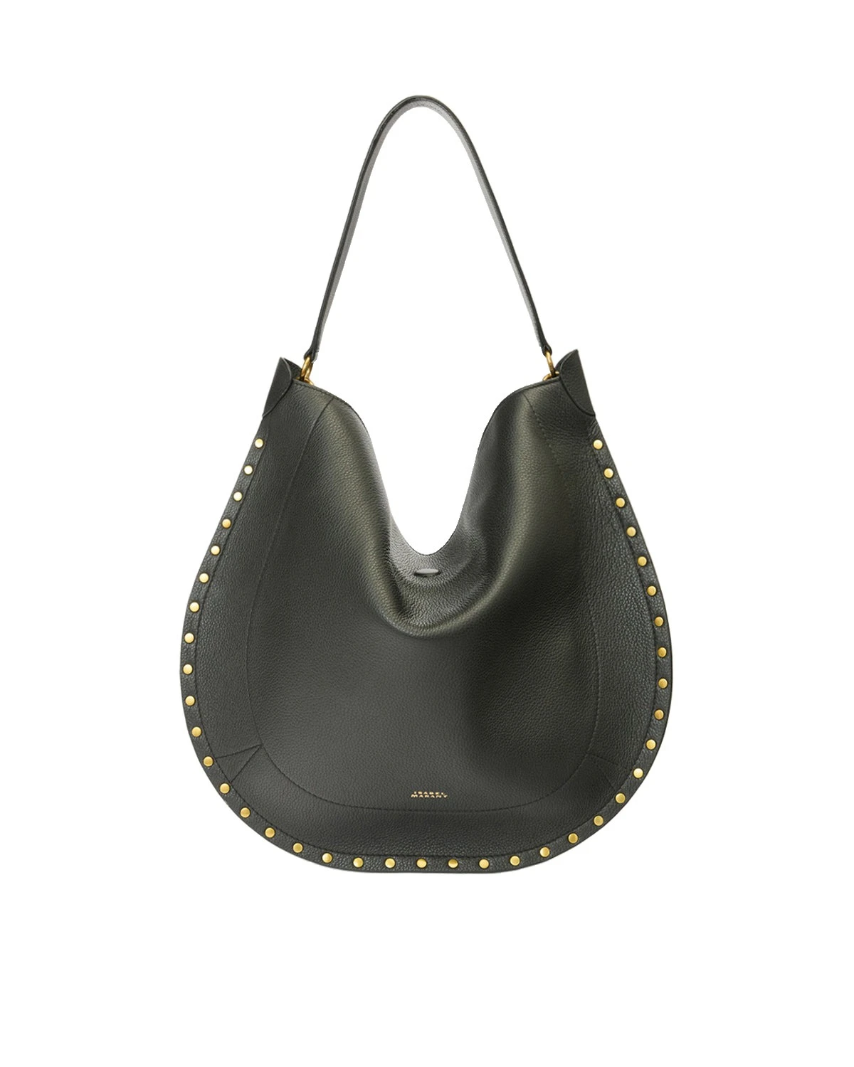 Isabel Marant Oskan Hobo Soft Grained Leather Bag in Black Isabel Marant Oskan Hobo Soft Grained Leather Bag in Black | Women | Coveti