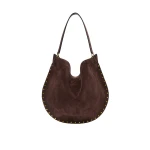 Isabel Marant Oskan Hobo Soft Suede Bag in Coffee | Women | Coveti