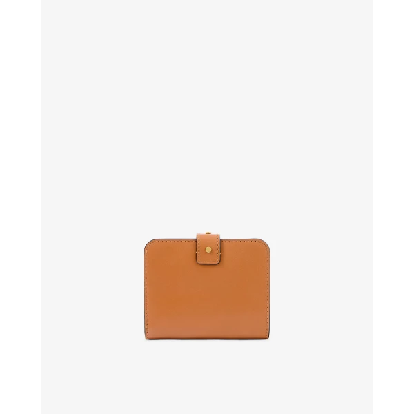 Isabel Marant Oskan Leather Wallet in Cognac | Wallets & Purses | Coveti