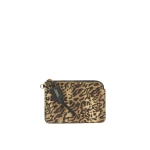 Isabel Marant Oskan Pony Leather Zip Pouch in Fauve | Women | Coveti
