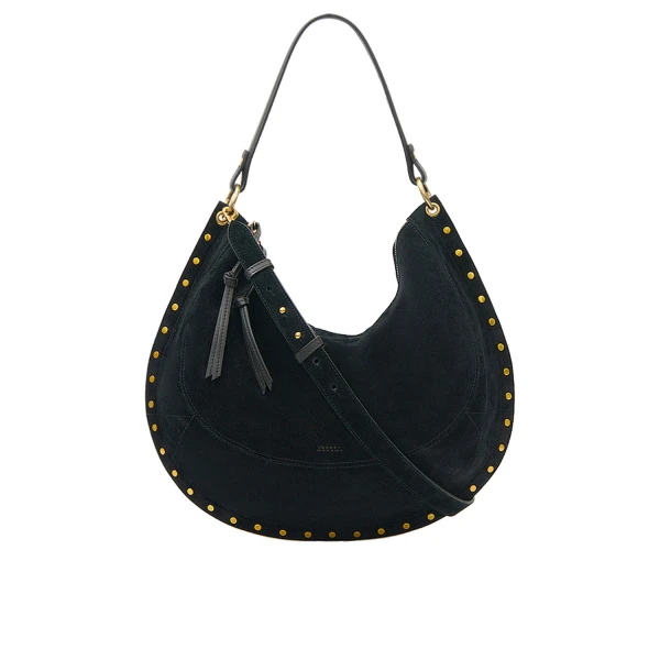 Oskan Soft L Suede Bag in Black