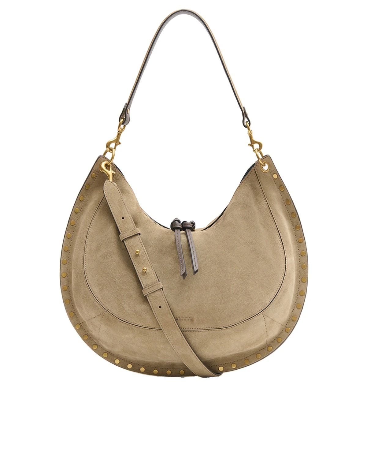 Isabel Marant Oskan Soft L Suede Bag in Smoky Taupe Isabel Marant Oskan Soft L Suede Bag in Smoky Taupe | Women | Coveti