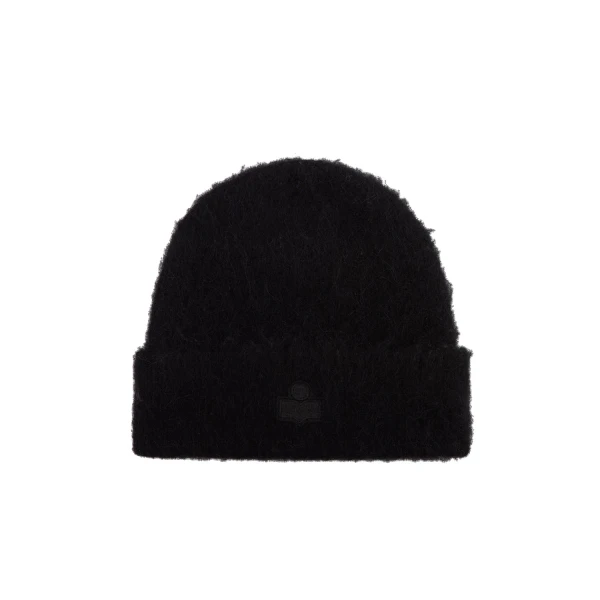 Isabel Marant Peeta Alpaca Beanie in Black | Women | Coveti
