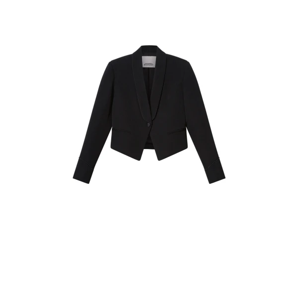 Pialena Wool Jacket in Black