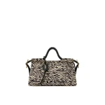 Isabel Marant Pipa M Bag in Pony Leather, Zebra | Women | Coveti