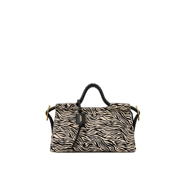 Pipa M Bag in Pony Leather, Zebra
