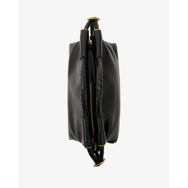 Isabel Marant Pipa M Leather Bag in Black | Shoulder & Crossbody Bags | Coveti