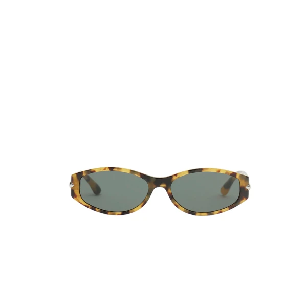 Isabel Marant Pixa Sunglasses in Havana Honey and Green | Women | Coveti