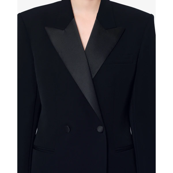 Isabel Marant Ranyae Wool Jacket in Black | Jackets | Coveti