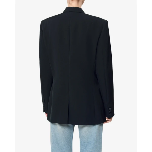 Isabel Marant Ranyae Wool Jacket in Black | Jackets | Coveti