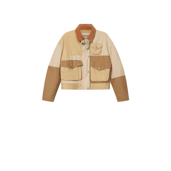 Isabel Marant Risla Jacket in Beige | Women | Coveti