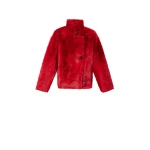 Isabel Marant Roama Shearling Coat in Red | Women | Coveti
