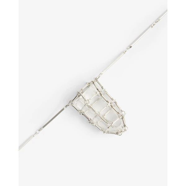 Isabel Marant Rock Crystal Necklace in Silver | Necklace | Coveti