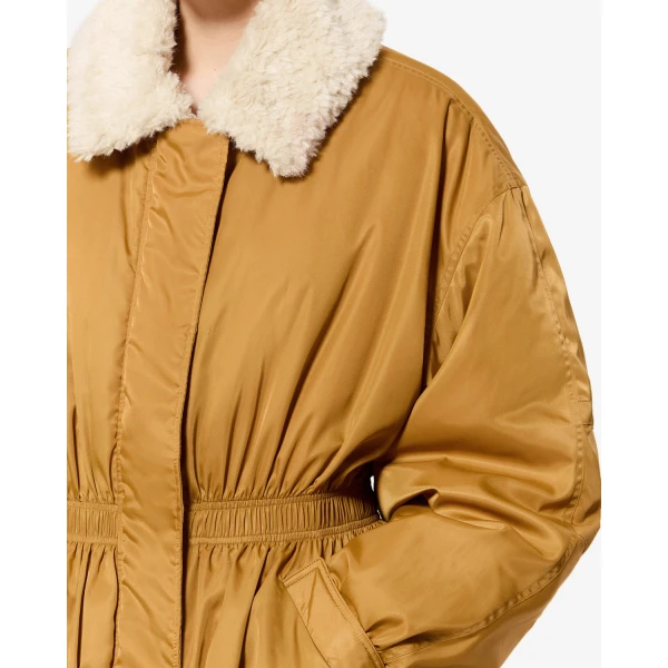 Isabel Marant Selja Coat in Ochre | Coats | Coveti