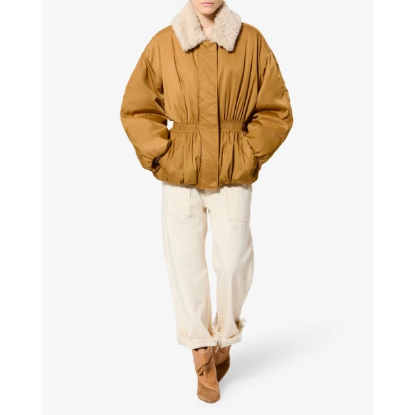 Isabel Marant Selja Coat in Ochre | Coats | Coveti