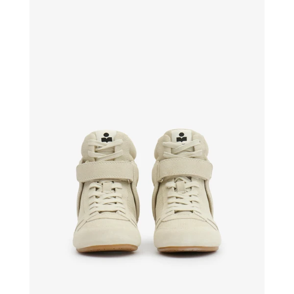 Isabel Marant Senny High Sneakers in Chalk | Sneakers | Coveti