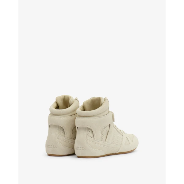 Isabel Marant Senny High Sneakers in Chalk | Sneakers | Coveti