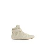 Isabel Marant Senny High Sneakers in Chalk | Women | Coveti