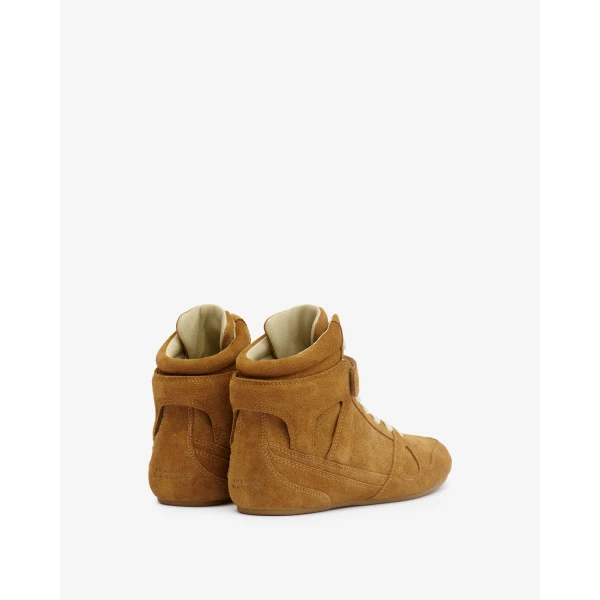 Isabel Marant Senny High Sneakers in Cognac | Sneakers | Coveti