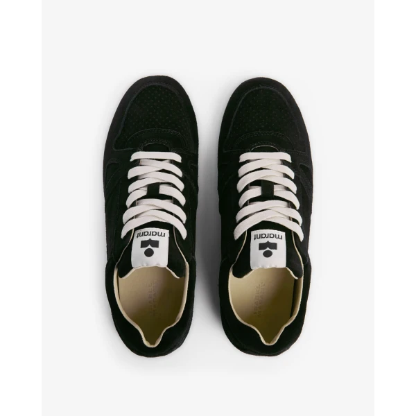 Isabel Marant Senny Low Sneakers in Black | Sneakers | Coveti