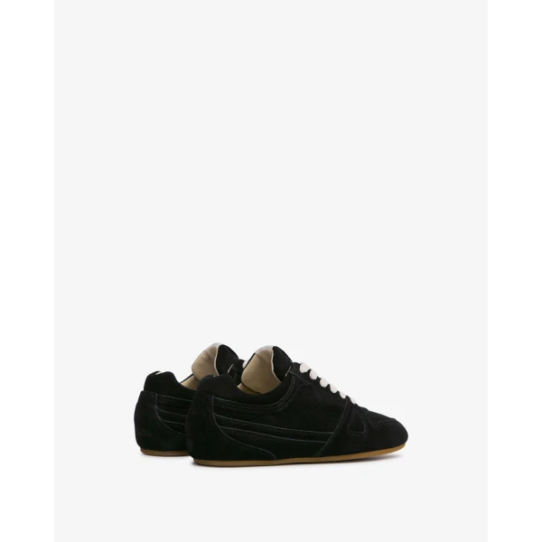 Isabel Marant Senny Low Sneakers in Black | Sneakers | Coveti
