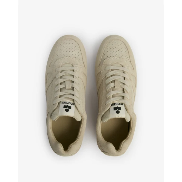 Isabel Marant Senny Low Sneakers in Chalk | Sneakers | Coveti