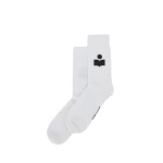 Isabel Marant Siloki Socks in White | Women | Coveti