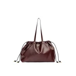 Isabel Marant Silven Leather Tote in Burgundy | Women | Coveti