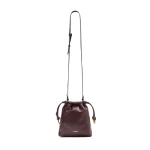 Isabel Marant Silven Mini Leather Bag in Burgundy | Women | Coveti