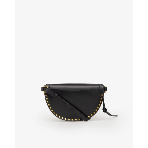 Isabel Marant Skano Belt Bag in Leather, Black | Belt Bags | Coveti