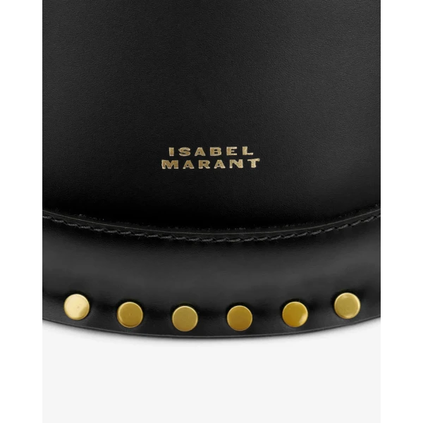 Isabel Marant Skano Belt Bag in Leather, Black | Belt Bags | Coveti